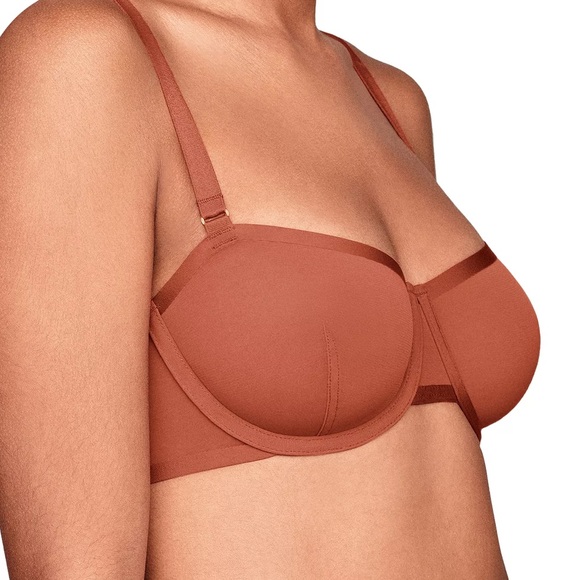 Cuup mesh Balconette bra in clay - 32F - Picture 2 of 9